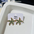 Green Star Fish Earrings