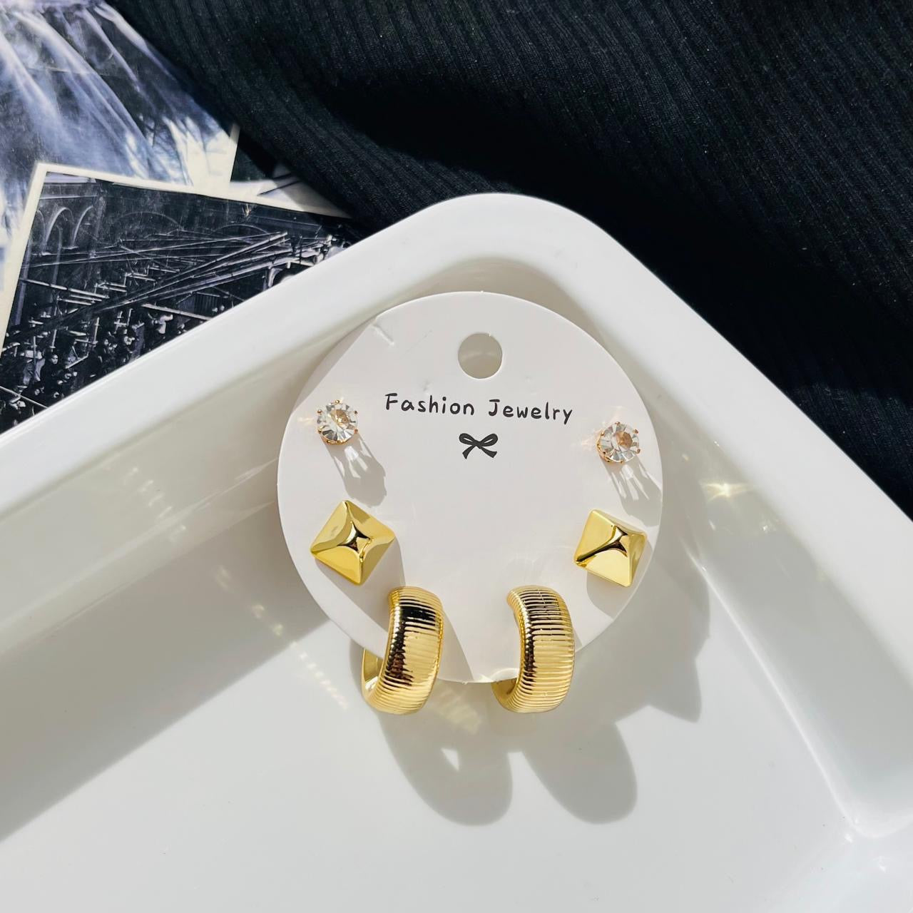 Earrings Combo ( 3 pairs )