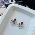 Naina Red Earrings