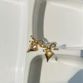Bow Heart Earrings