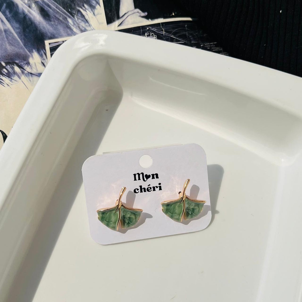 Green Rylee Earrings