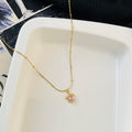 Pink Stone Necklace ~ Anti Tarnish