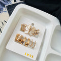 White Flower Earrings Combo ( ₹20/- per pair )