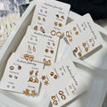 Studs Card ( 9 pairs )