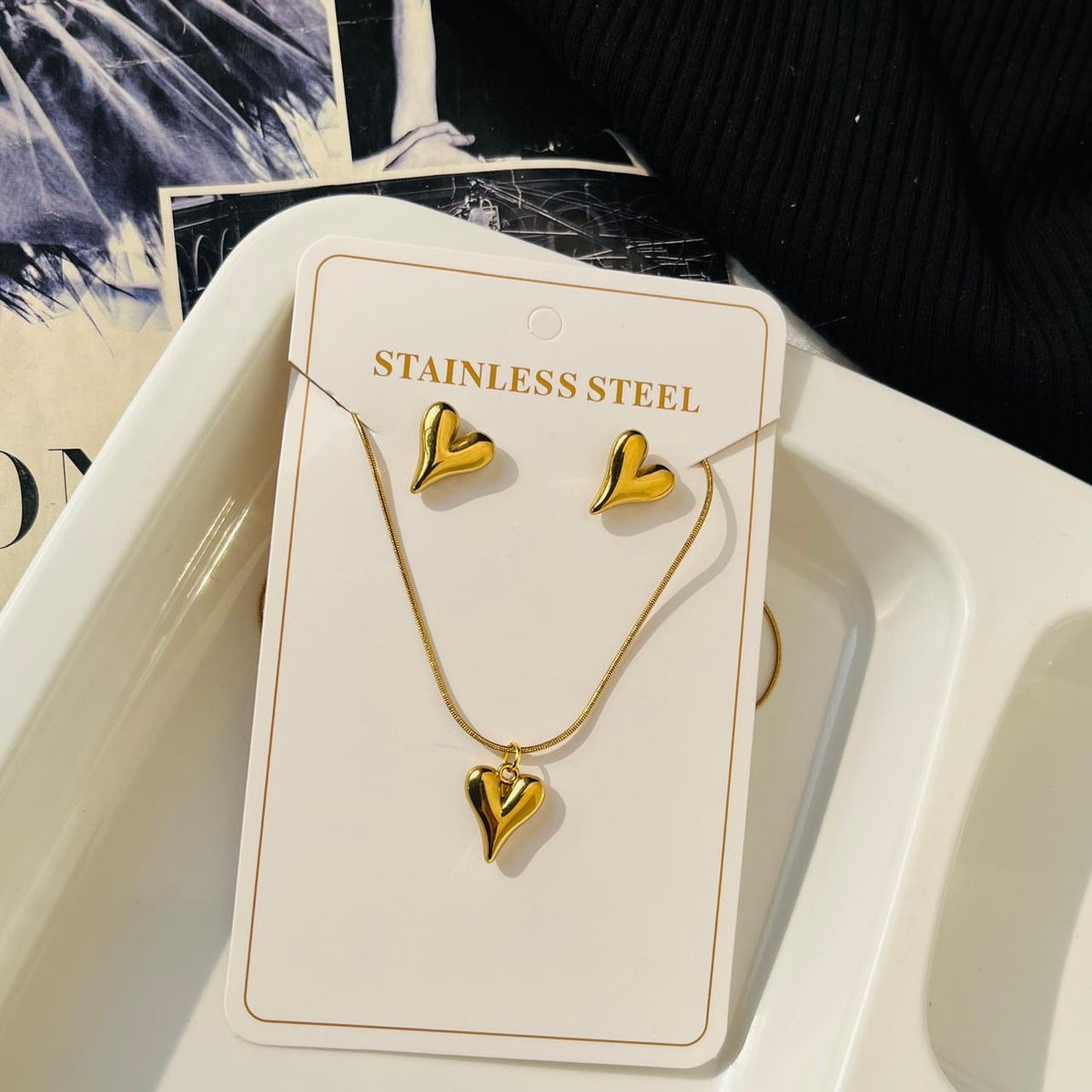 Heart Set ~ Anti Tarnish