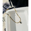 Black Stone Necklace