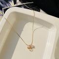 Bow Diamond Necklace