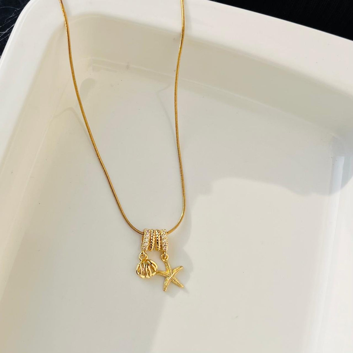 Starfish Necklace ~ Anti Tarnish