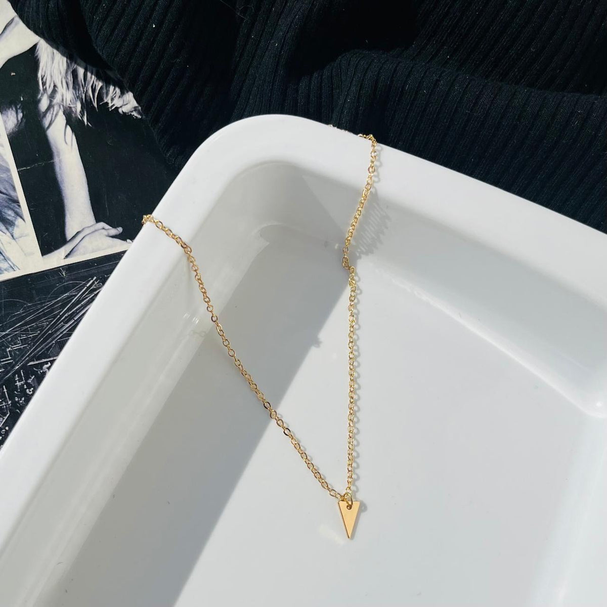 Small Triangle Necklace