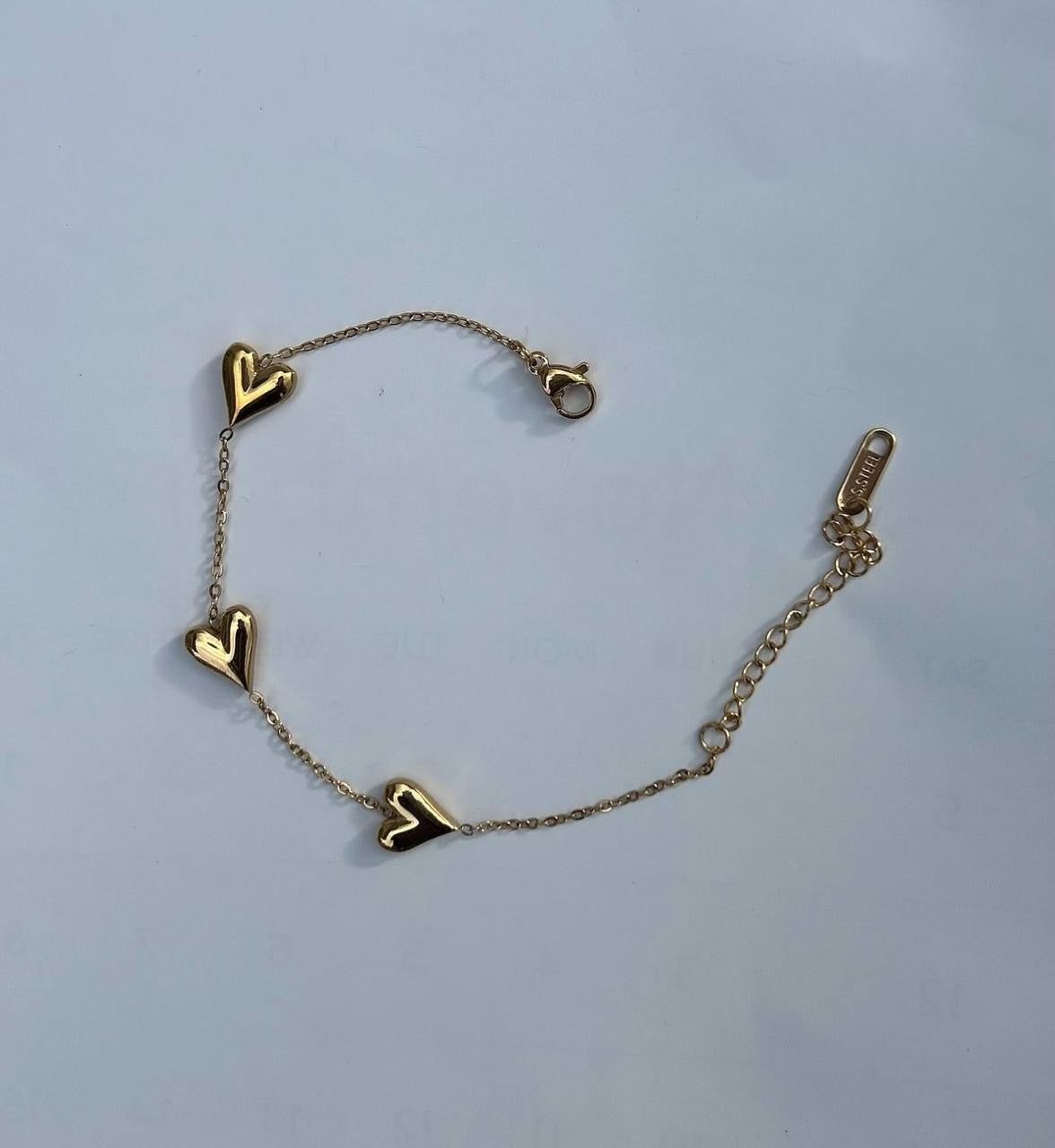 Heart Bracelet ~ Anti Tarnish