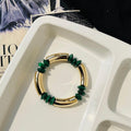 Green Aria Bracelet ~ stretchable