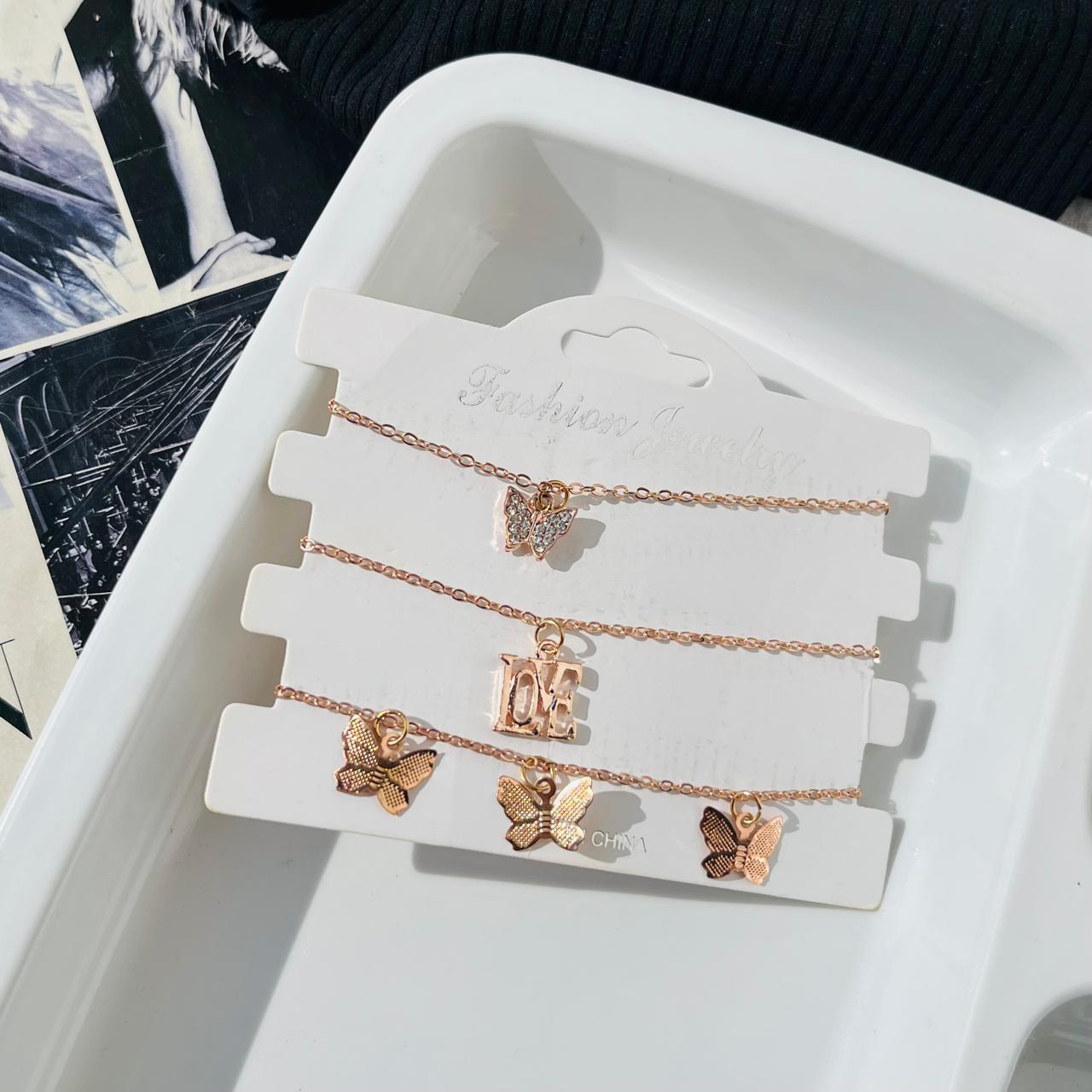 Butterfly Love Bracelets Combo