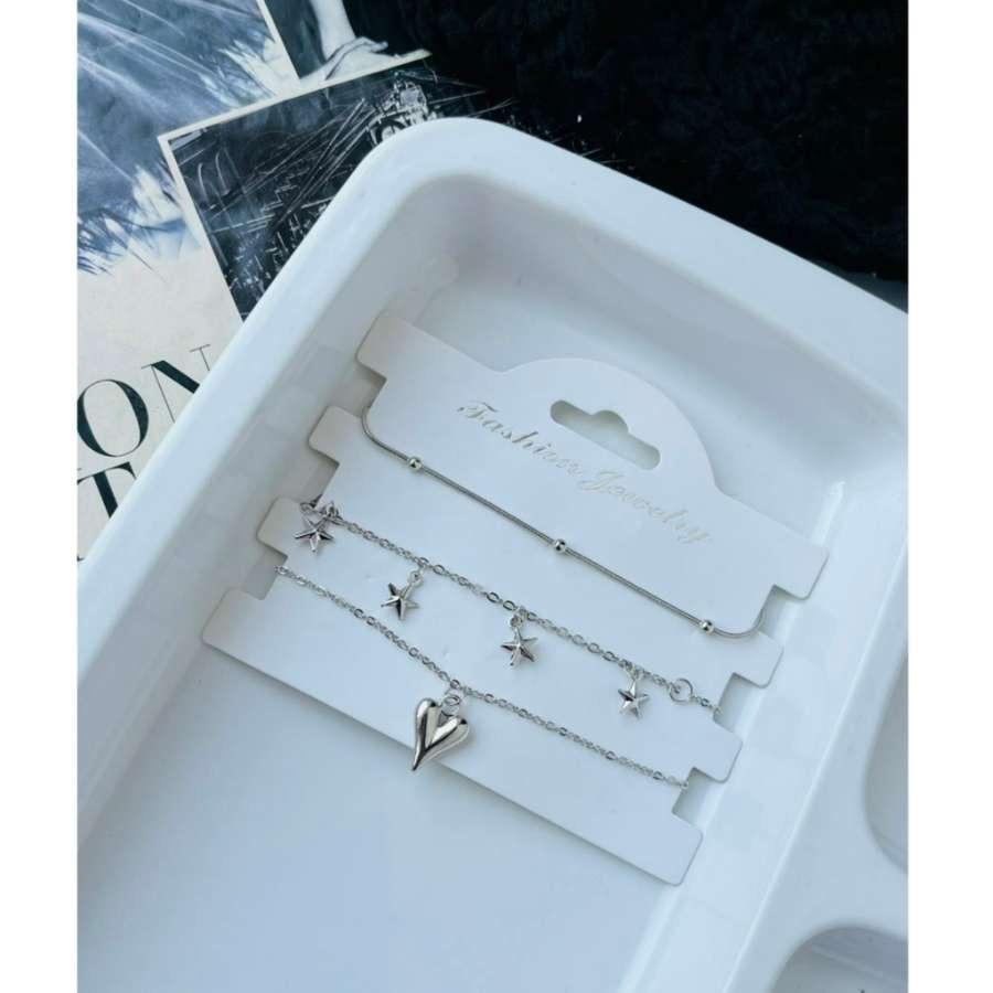 Heart Stars Bracelets Stacks Card