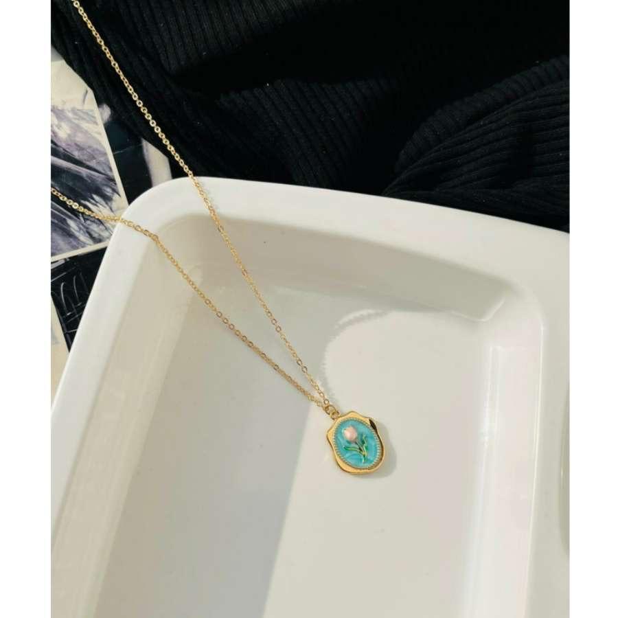 Pastel Floral Necklace