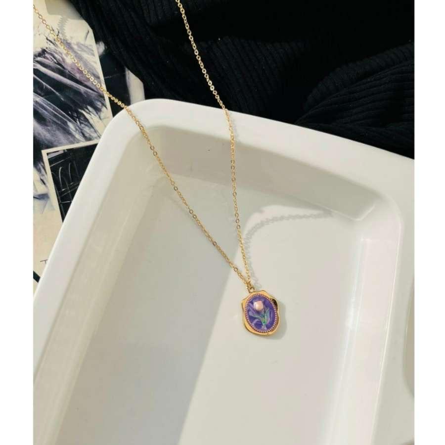 Pastel Floral Necklace