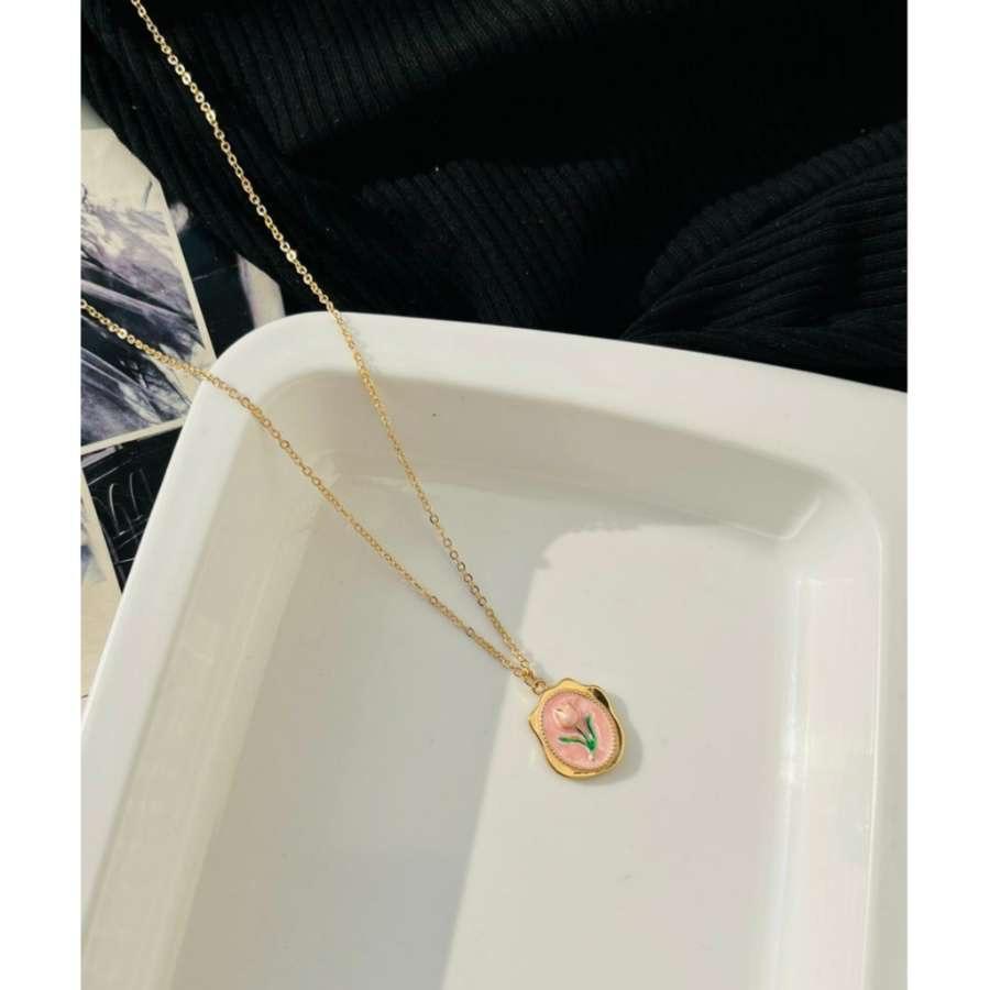 Pastel Floral Necklace