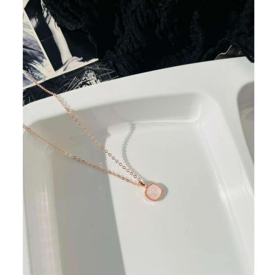 Squircle Charm Necklace