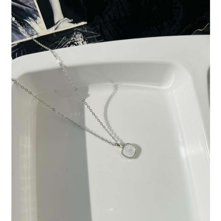 Squircle Charm Necklace