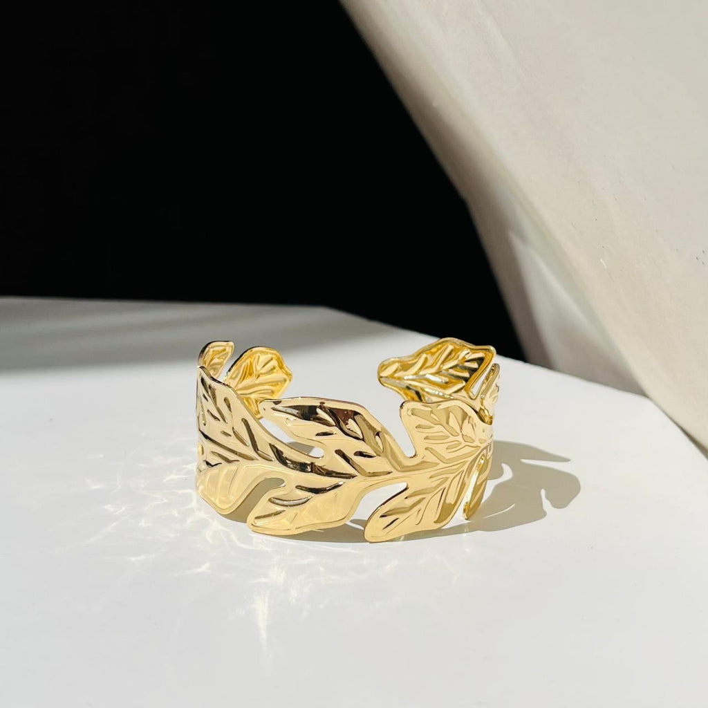 Leafy Cuff Bracelet