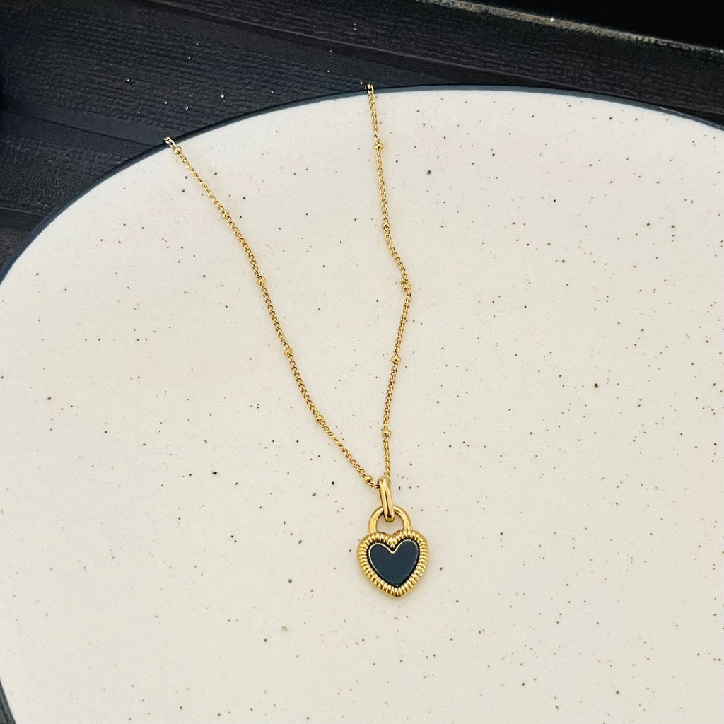 Dual Side Heart Necklace