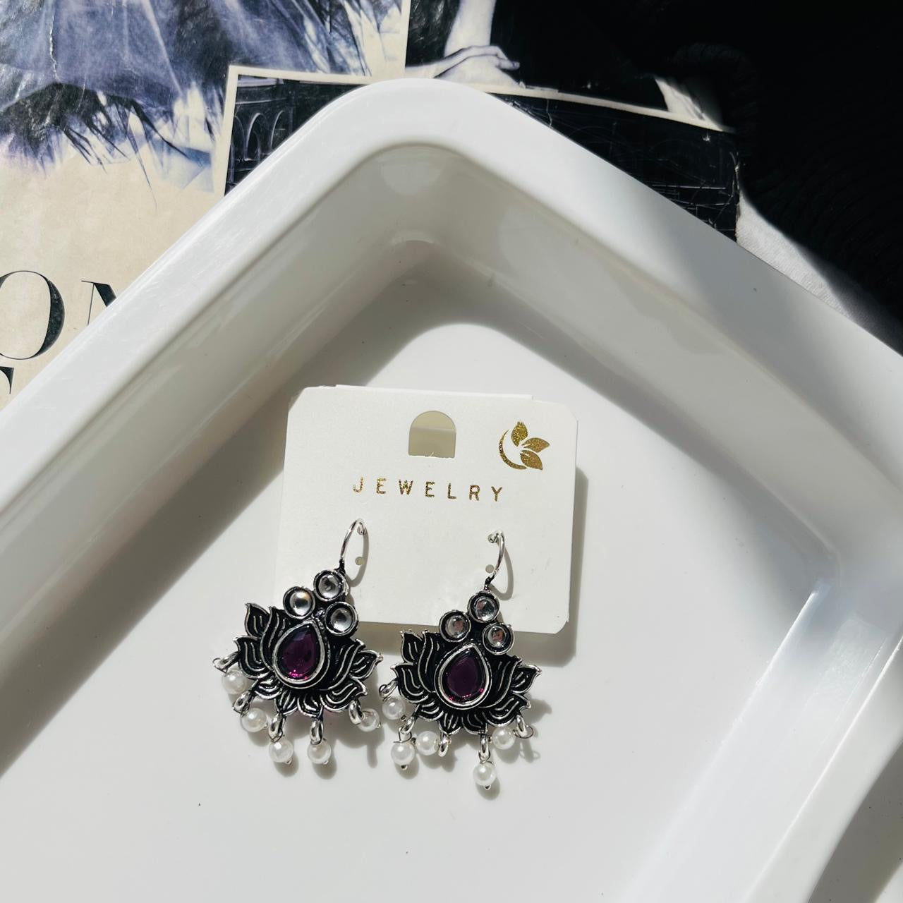 Lotus Earrings