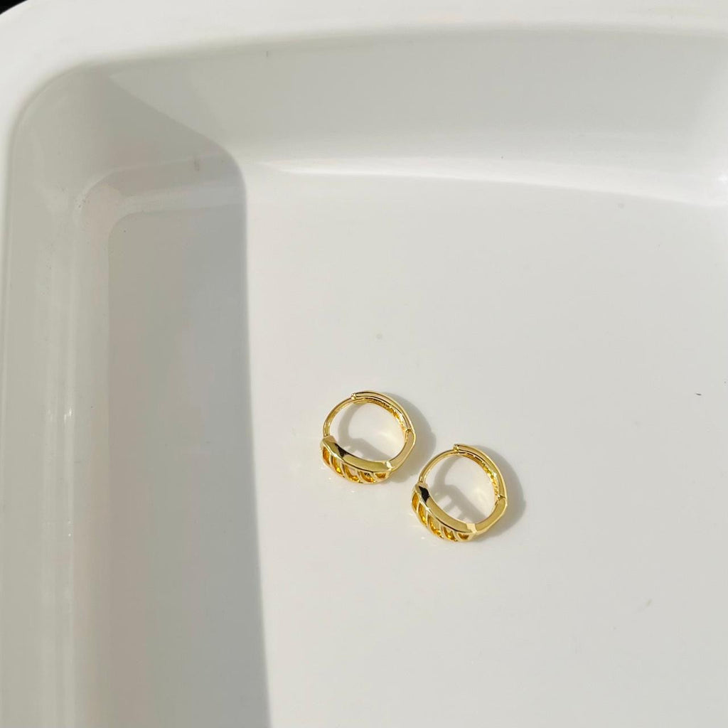 Rose Small Hoops