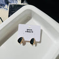 Black Luna Earrings
