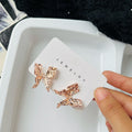 Rosegold Butterfly Earrings