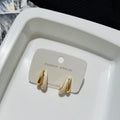 White 2 Layer Earrings