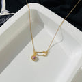 Pink Heart Necklace ~ Anti Tarnish