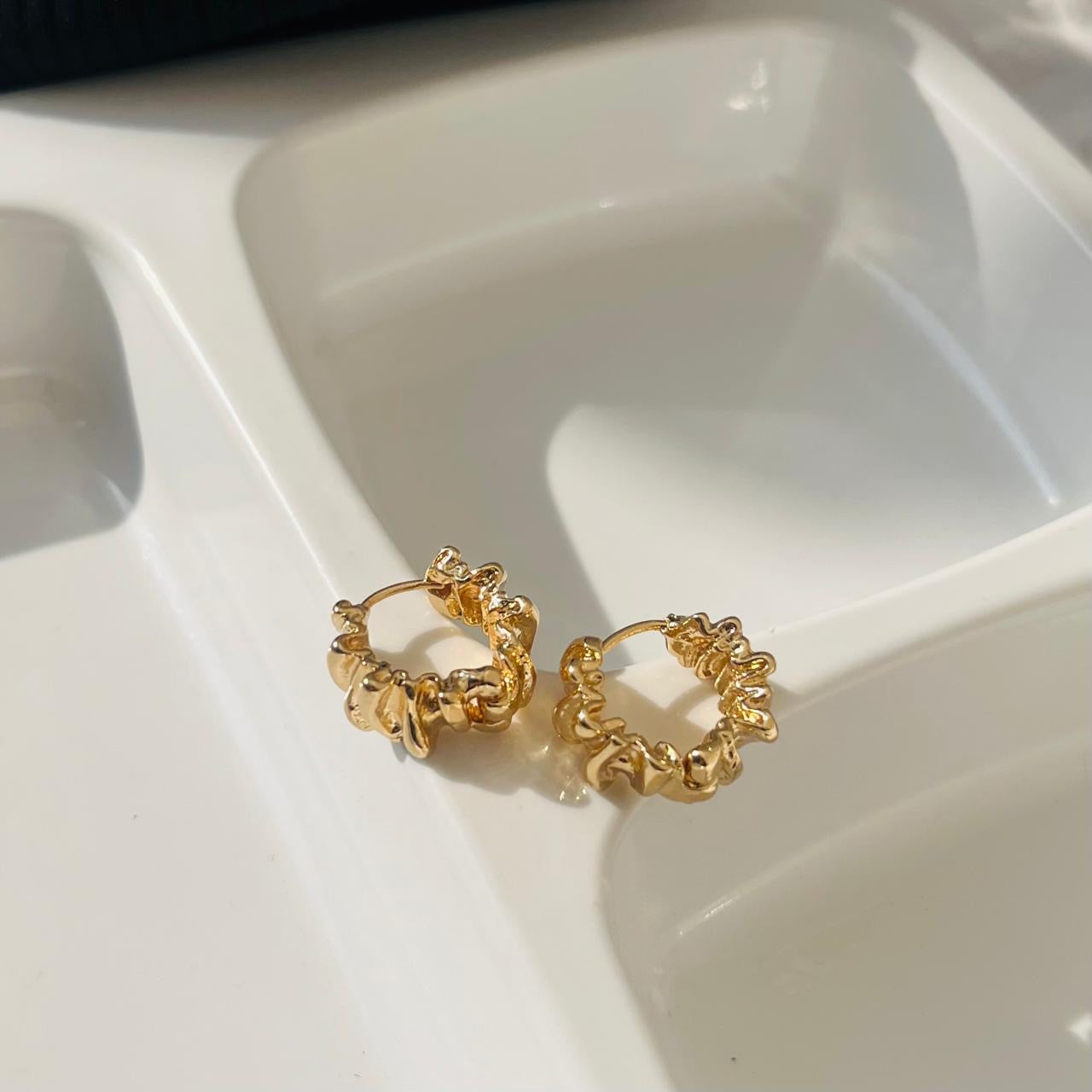 Laney Medium Sized Hoops ~ Anti Tarnish