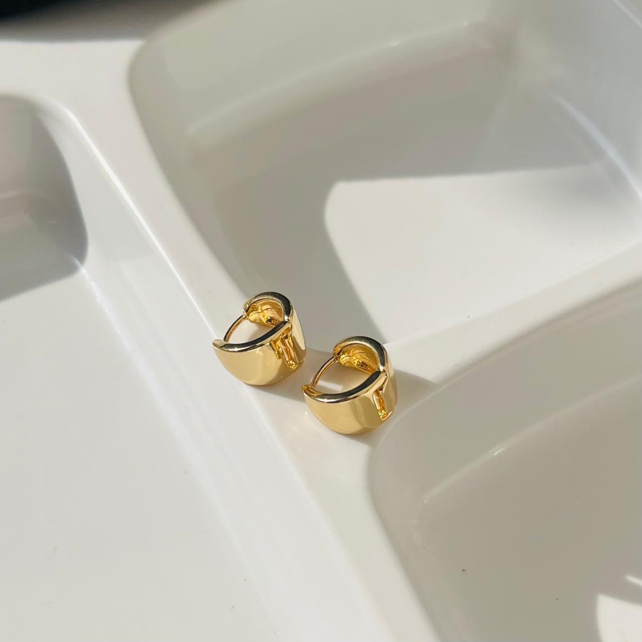 Cove Small Hoops ~ Anti Tarnish