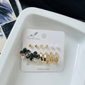 Black Flower Earrings Combo ( ₹17/- each Pair )