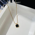 Hazel Black Necklace ~ Anti Tarnish
