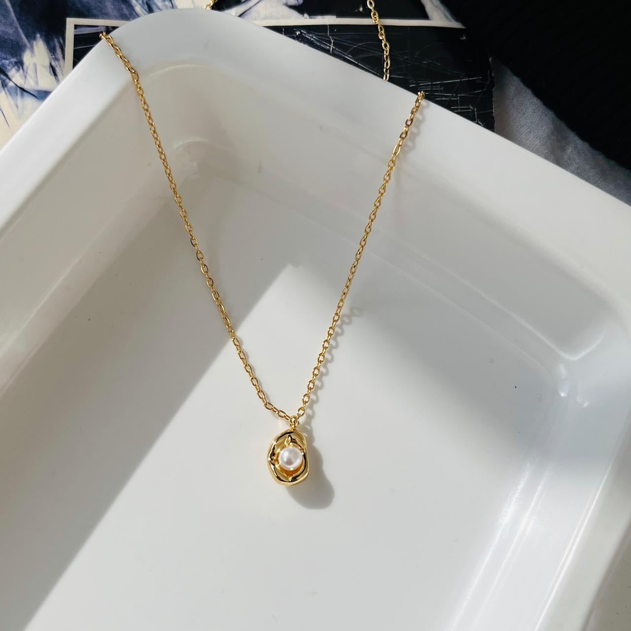 Pearl Necklace ~ Anti Tarnish