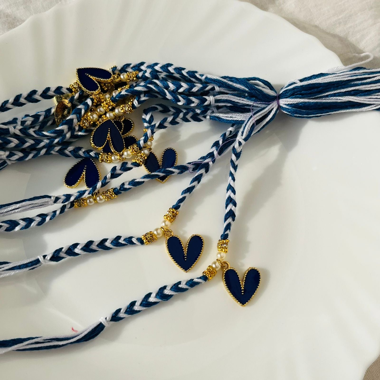 Blue Heart Rakhi
