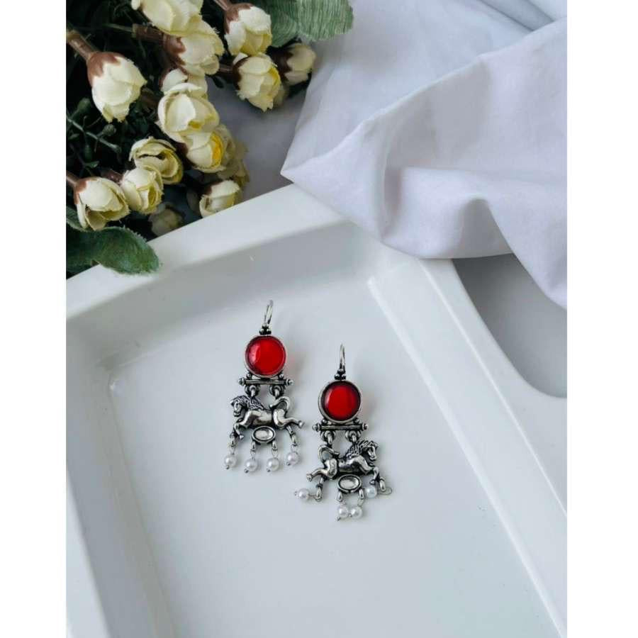 Red Niara Earrings