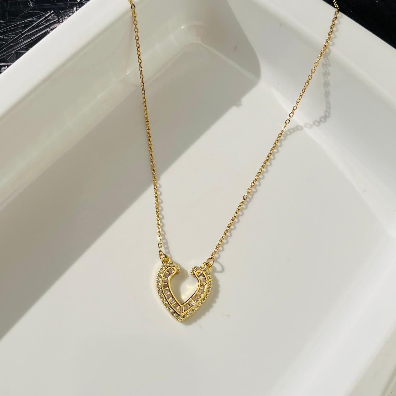 Willow Diamond Necklace ~ Anti Tarnish