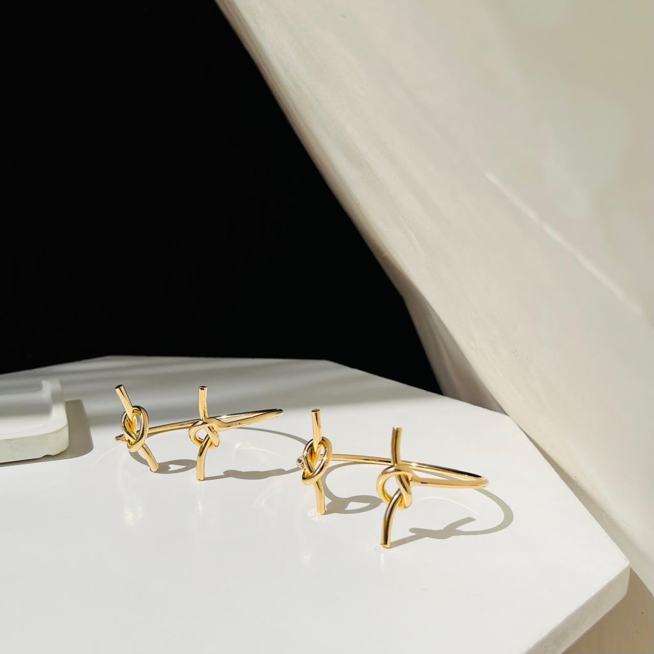 Knot Cuff Bracelet ~ Anti Tarnish