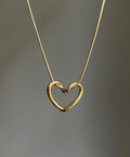 Open Heart Necklace ~ Anti Tarnish