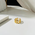 Chain Adjustable Ring ~ Anti Tarnish