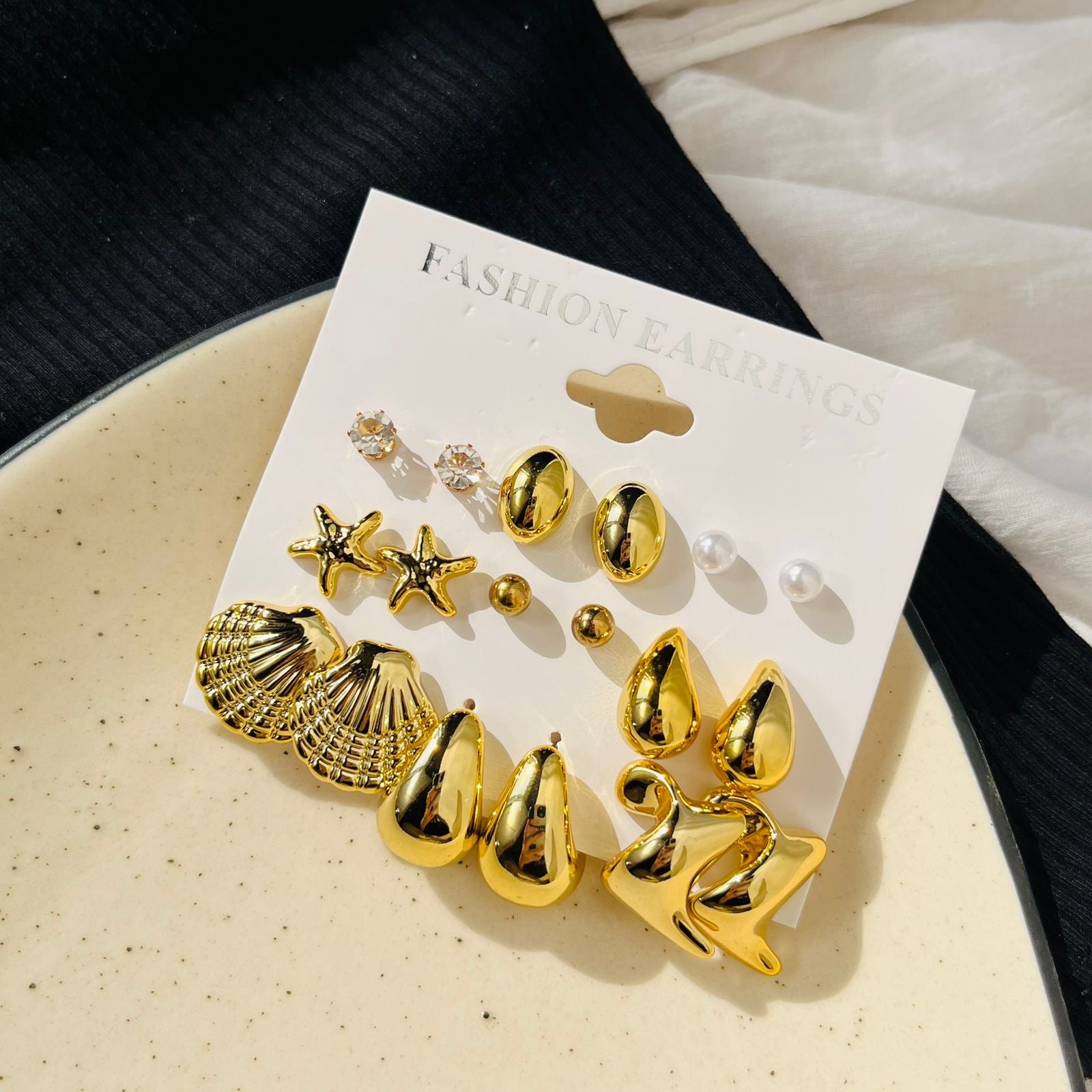 Lainey Earrings Combo (9 pair)