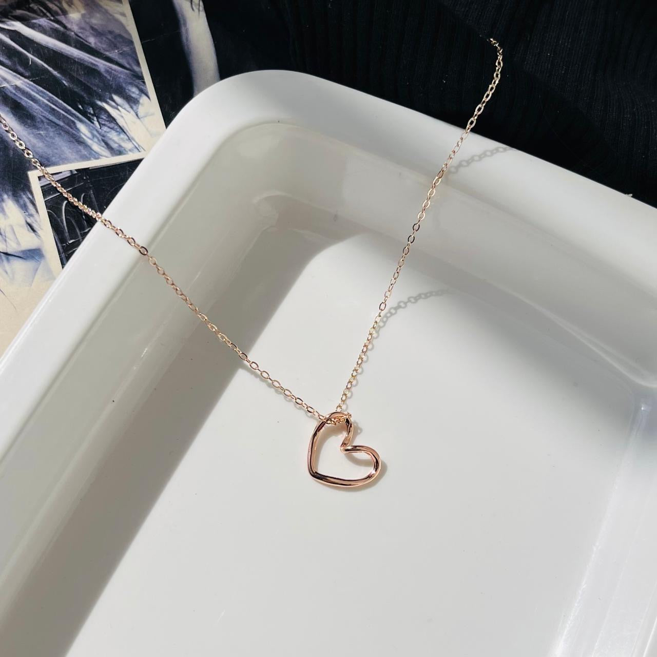 Rosegold Heart Necklace