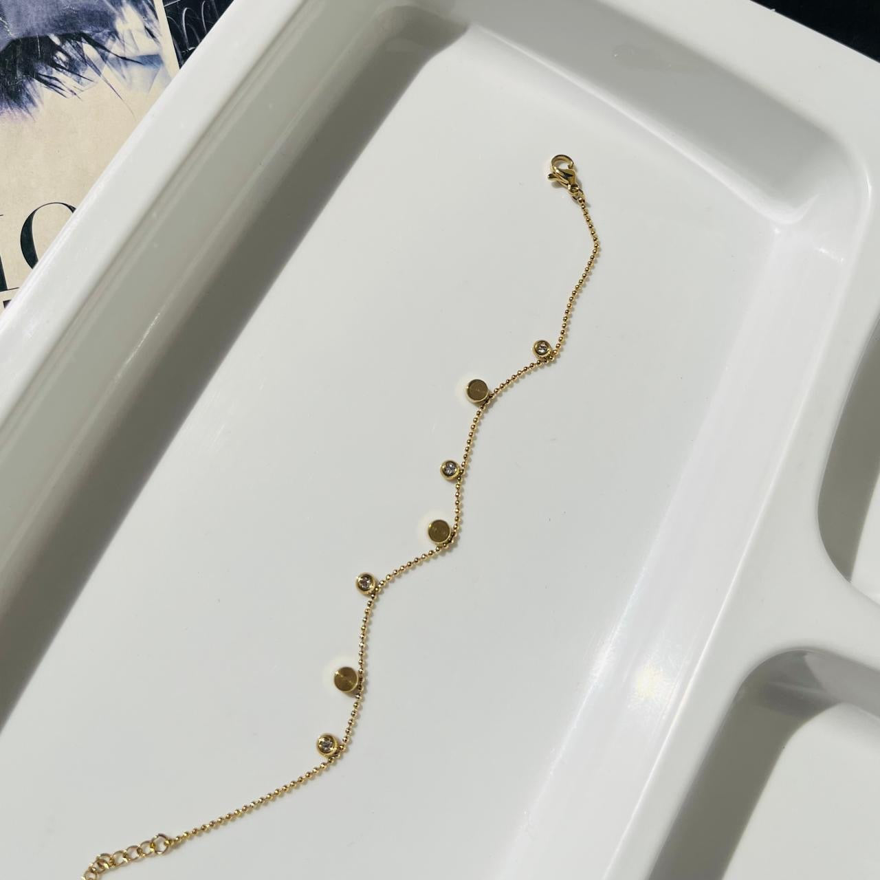 Zoe Diamond Bracelet ~ Anti Tarnish