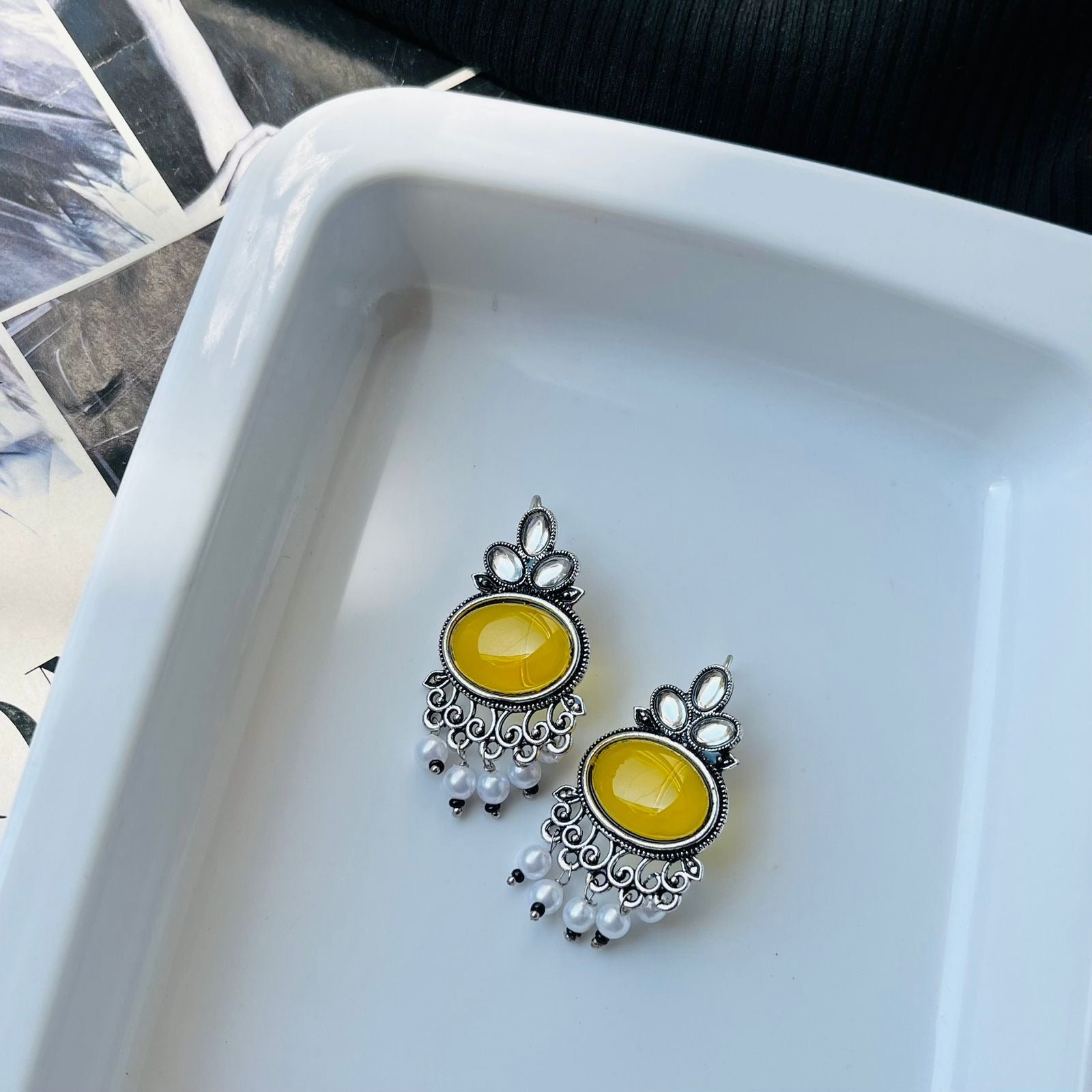 Yellow Avni Earrings