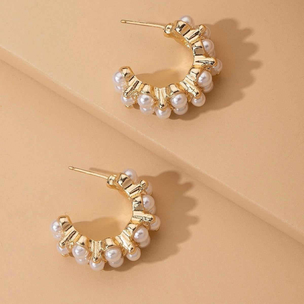 Pearl Hoops