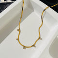 Lyra Diamond Necklace ~ Anti Tarnish