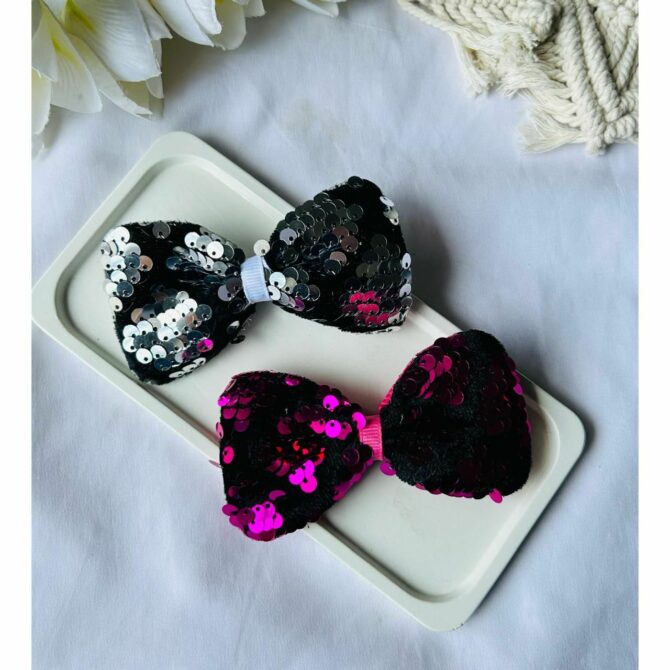 Sequins Bow~ Pack of 2