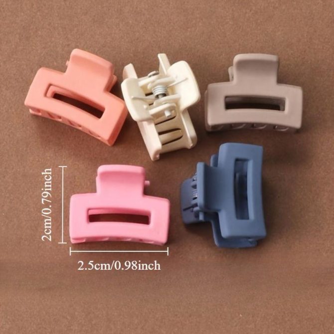 Pastel Peach~ Pack of 3 Mini Clips