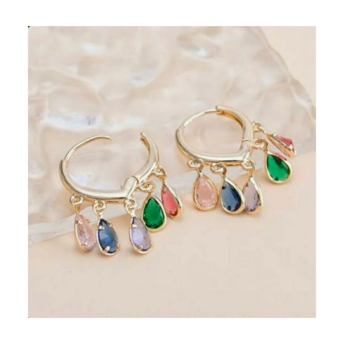 Multicolor Drop Earrings